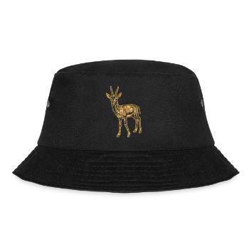 Gazelle Geometric - Bucket Hat - black - Front - Lela (165cm)