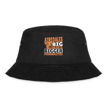 Airedale Rescue Otterhound Airedale Terrier - Bucket Hat - black - Front - Lela (165cm)