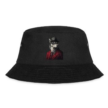 Alaskan Malamute - Bucket Hat - Schwarz - Vorne - Lela (165cm)