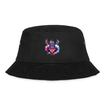Viking Odin Skull - Bucket Hat - black - Front - Lela (165cm)