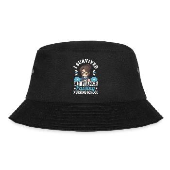 Healthcare Fiancé Nursing School - Bucket Hat - black - Front - Lela (165cm)