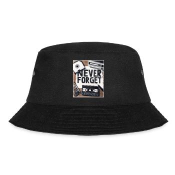 Niemals Vergessen Sie Computer Gamer Old School Sehr lustig - Bucket Hat - Schwarz - Vorne - Lela (165cm)