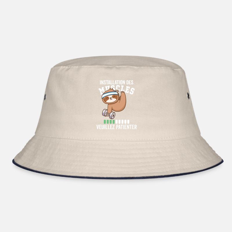 Muscle Installation Please Wait Bucket Hat