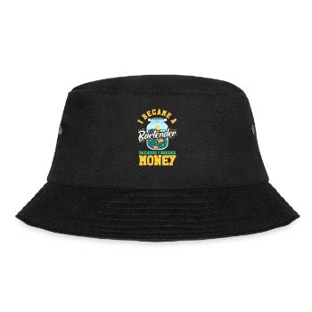 Lustiger Barkeeper Spruch Barkeeper Geschenk - Bucket Hat - Schwarz - Vorne - Lela (165cm)