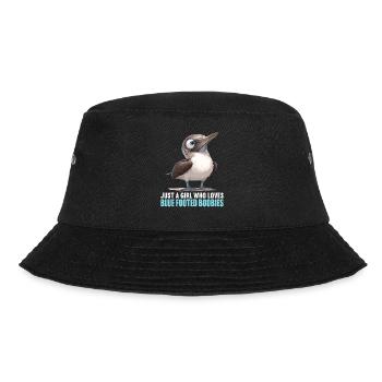 Blaufußtölpel - Bucket Hat - Schwarz - Vorne - Lela (165cm)