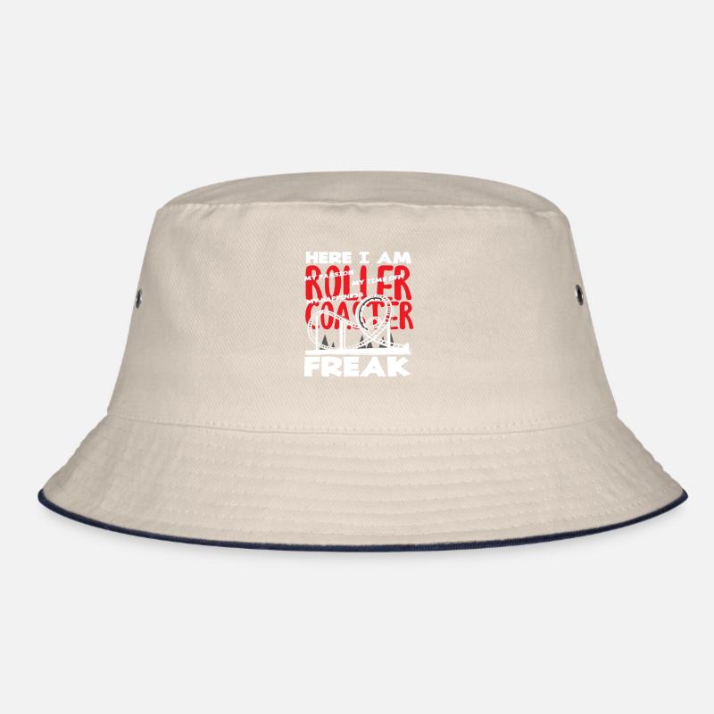 Roller Coaster Freak Passion Holiday Fun Bucket Hat