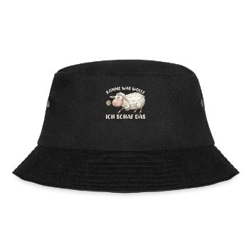 Come on, what do I want sheep that is more motivating - Bucket Hat - black - Front - Lela (165cm)