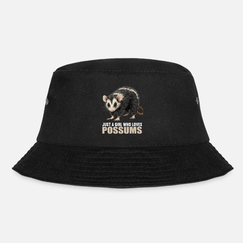 Opossum Opossums - Bucket Hat - Schwarz