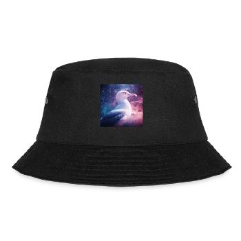 Möwe - Bucket Hat - Schwarz - Vorne - Lela (165cm)