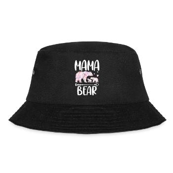 Mama Bear - Bucket Hat - black - Front - Lela (165cm)