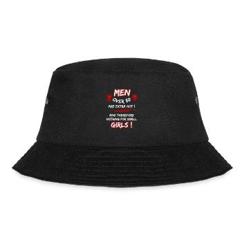 Men over 50 are extra hot... 50th Birthday - Bucket Hat - black - Front - Lela (165cm)