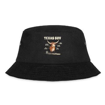 Texas SUV Funny Bull Dessin animé avec drôle - Bob - noir - Devant - Lela (165cm)