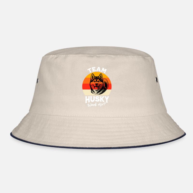 Husky Team Schlittenhund Bucket Hat