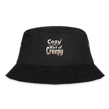 Cozy, Horror, Aesthetics, Spooky, Cozy - Bucket Hat - black - Front - Lela (165cm)
