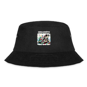 Chill Toad Turtle - Bucket Hat - black - Front - Lela (165cm)