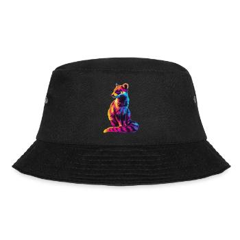 Hermelin - Bucket Hat - Schwarz - Vorne - Lela (165cm)