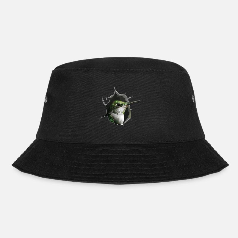 Kolibri - Bucket Hat - Schwarz