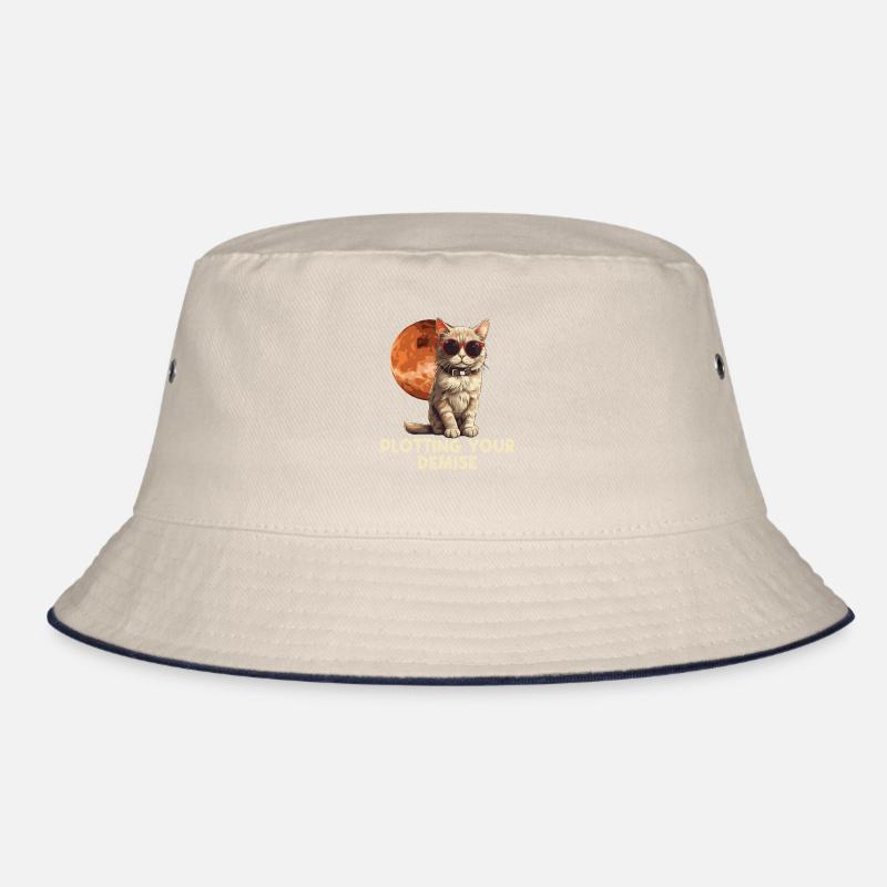 Katzenhumor – Plotting Your Demise – Mit Bucket Hat