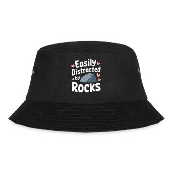 Experte für Geologie Gestein Geologe - Bucket Hat - Schwarz - Vorne - Lela (165cm)