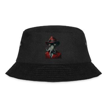 Tintenfisch - Bucket Hat - Schwarz - Vorne - Lela (165cm)