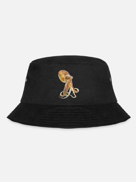 Tintenfisch - Bucket Hat - Schwarz