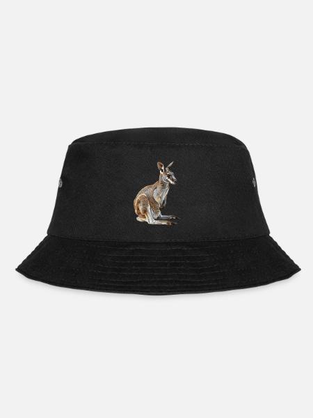 Wallaby - Bucket Hat - Schwarz