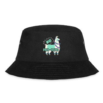 Llama No Prob Llama - Bucket Hat - black - Front - Lela (165cm)