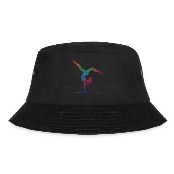 Gymnastics Gymnast Acrobatics Gymnast - Bucket Hat - black - Front - Lela (165cm)