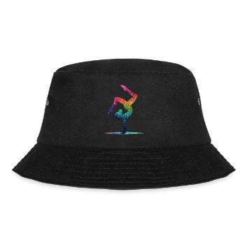 Gymnastics Gymnast Acrobatics Gymnast - Bucket Hat - black - Front - Lela (165cm)