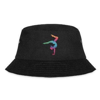 Gymnastics Gymnast Acrobatics Gymnast - Bucket Hat - black - Front - Lela (165cm)