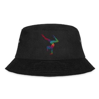 Gymnastics Gymnast Acrobatics Gymnast - Bucket Hat - black - Front - Lela (165cm)