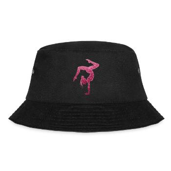 Gymnastics Gymnast Acrobatics Gymnast - Bucket Hat - black - Front - Lela (165cm)
