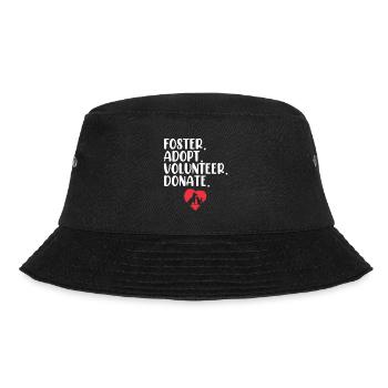 Pflege Adoptieren Freiwillige Spende Haustier adoptieren Tier adoptieren - Bucket Hat - Schwarz - Vorne - Lela (165cm)