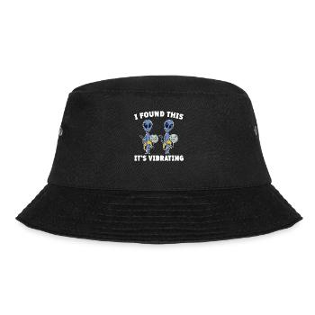 Alien Humor: I Found This, It's Vibrating - Bucket Hat - black - Front - Lela (165cm)