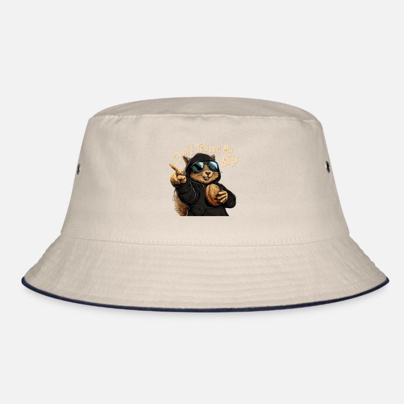 Don't Touch My Nuts - Lustiges Eichhörnchen Design Bucket Hat