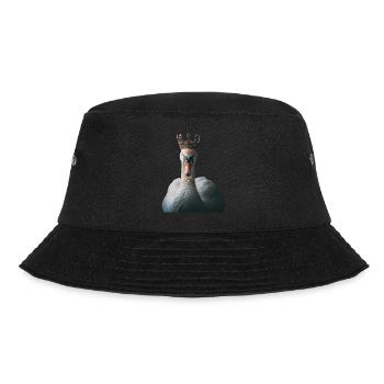 Schwan - Bucket Hat - Schwarz - Vorne - Lela (165cm)