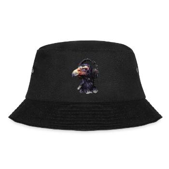 Geier - Bucket Hat - Schwarz - Vorne - Lela (165cm)