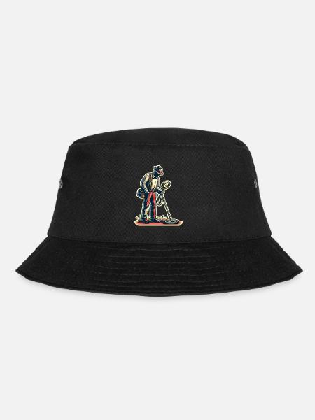 Sondeln Metalldetektor - Bucket Hat - Schwarz