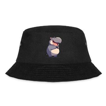 Hippopotamus Hippopotamus - Bucket Hat - black - Front - Lela (165cm)