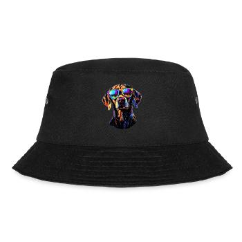 Labrador Retriever Hund Liebe Junge Süße Labradore - Bucket Hat - Schwarz - Vorne - Lela (165cm)