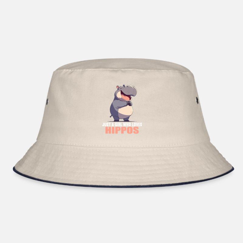 Nilpferd Flußpferd Bucket Hat