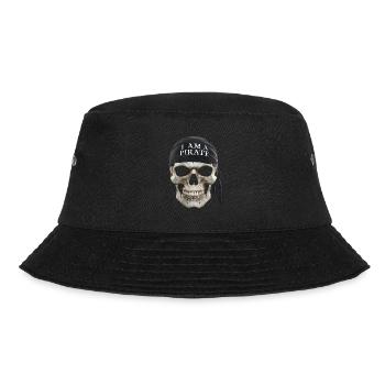 skull i am a pirate bandana - Bucket Hat - black - Front - Lela (165cm)