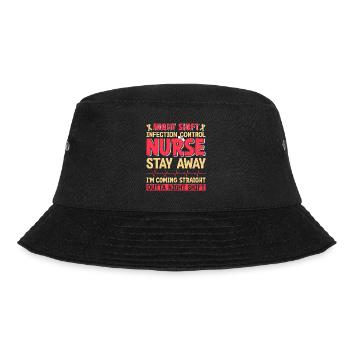 Caregiver Infection Control - Bucket Hat - black - Front - Lela (165cm)
