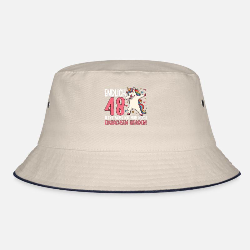 Finally 48 Now just growing up Bucket Hat