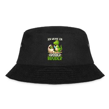 Je vais être grand frère dinosaure nouveau frère - Bob - noir - Devant - Lela (165cm)