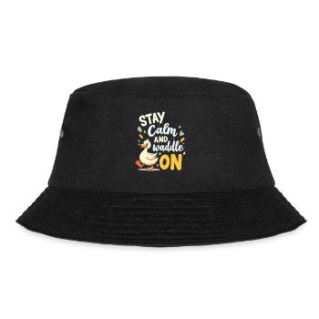 Nutztier-enten-enthusiasten Hinterhof-enten - Bucket Hat - Schwarz - Vorne - Lela (165cm)