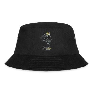 You cant keep a lion in a cage - Bucket Hat - black - Front - Lela (165cm)