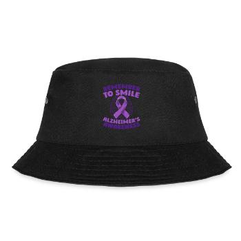 Alzheimer Funny Alzheimers Awareness - Bucket Hat - black - Front - Lela (165cm)