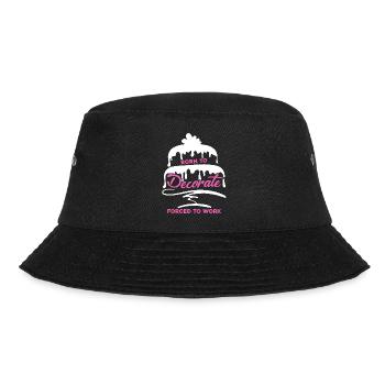 Cake Decorator Born To Cake Decorator - Bucket Hat - black - Front - Lela (165cm)
