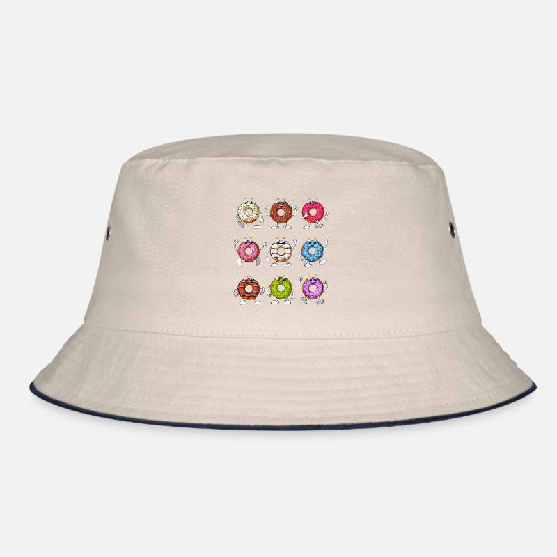 Funny Donuts Bucket Hat